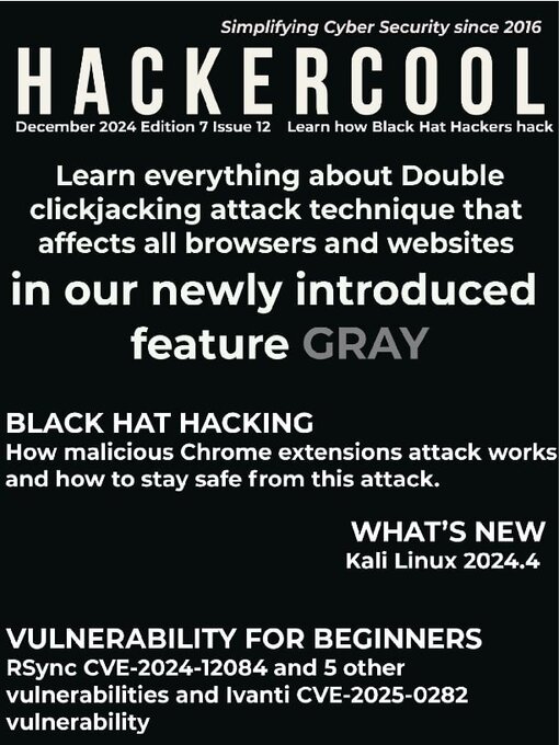 Title details for Hackercool Magazine by Hackercool Cybersecurity OPC Pvt Ltd - Available